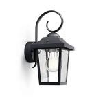 myGarden buitenwandlamp Buzzard, E27, zwart