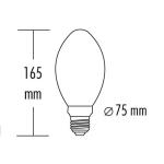 4x  Vintage Design LED lamp in retro stijl voor sfeerverlichting E27 B75 Edison lamp, 4W 200lm 1800K extra warm wit 320° 230V flikkervrij, niet dimbaar