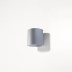 Orbis Downlight Wandlamp | Modern ontwerp met cilindrische vorm | Gemaakt van aluminium met 1 vervangbare G9-lamp | Grijs, 10 x 12 x 10 cm