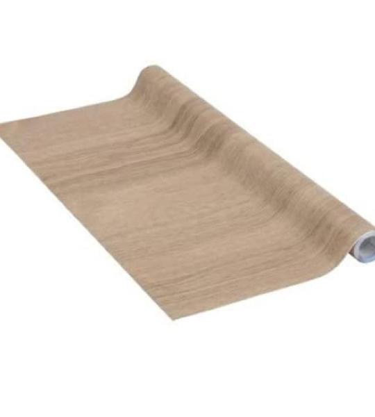 Perfect Fix Plakfolie, houtlook, grenenhout, taupe, houtfolie, 45 cm x 2 m, dikte 150 μ, zelfklevende meubelfolie, decoratiefolie, geen luchtbellen, keukenfolie, pvc zonder ftalat