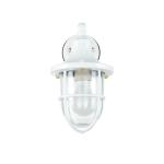 Wandlamp outdoor glas messing wit IP64 voordeur tuin B: 14 cm E27 rustieke maritiem nostalgische lantaarn wandlamp buiten Santorin