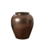 Plaats een grote vaas op de grond Grijs-goud Klei Potten Woonkamer Decoraties kunnen worden geplaatst Gedroogde bloemen ​​Lichte luxe en sfeervolle decoraties Decoratieve bloem