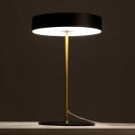 Nachtlampje Touch - Dimbare LED Tafellamp Zwart - Bedlamp - Tafellamp Retro Vintage met kabel, metalen lampenkap - Tafellamp Woonkamer Slaapkamer - 3xG9 3W mgl