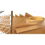 Zachte plint, 200 m (8 x 25 m), wit, 32 x 23 mm, pvc, zelfklevend, knikhoek plint, hoekprofiel, aansluitprofiel, vloerlijst, rubberen plint