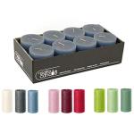 Hoogwaardige & rustieke stompkaarsen – 8 stuks – SafeCandle – waskaarsen/rustickers/adventskaarsen Kerstmis (saffierblauw, klein: hoogte 8 cm/Ø 7 cm)