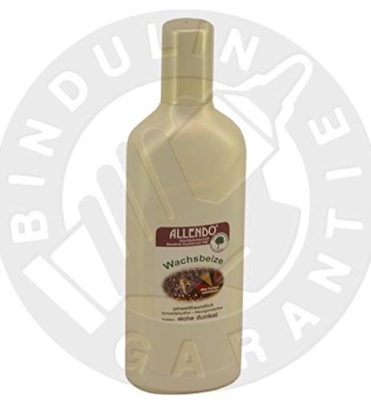 Wachsbeize Holzton inkl.1x Pinsel für beizen zum Auftragen u. Nitril Handschuhe (1000 ml teak-kern)