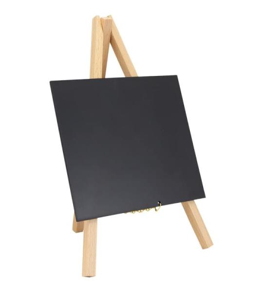 Tafelkrijtbord MINI met ezel, beuken, 1 Units