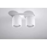 NIEUW witte keuken en de woonkamer-aluminium Sollux Orbus 2 SL.0056 ronde moderne plafondlamp Loft 1-FLG. LED GU-10 lampen - bij Amazon voor de voordeligste prijs