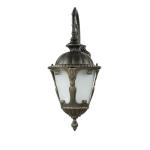 Buitenlamp muur aluminium glas antiek IP44 binnenplaats voordeur 21 cm breed E27 max. 60W verblindingsarm rustieke wandlamp Outdoor TYBR