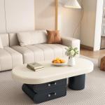 Moderne Creatieve Minimalistische Kleine Salontafel Met Opslag Luxe Premium Sense Woonkamer Theetafel Esthetische 120x60x40cm