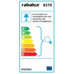 8270, Oslo wandlamp, metaal, 60 watt, E27, roestvrij staal, 28 x 24 x 28 cm