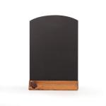 Krijtborden UK A4 Tafel Top Krijtborden met Plint (Pak van 5), Hout, Rustiek Bruin, 36 x 24 x 22 cm