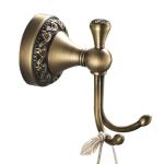 Handdoekhaak antiek, kledinghaak messing, garderobehaken handdoekhouder rustiek retro met boren wandmontage landhuisstijl nostalgie voor douche