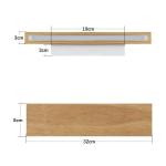 Led-wandlamp voor binnen, 32 cm x 2 11 W, houten design, hallamp, trappenhuislamp, 3000 K, warmwit, nachtlamp, wandverlichting, binnenverlichting voor woonkamer, slaapkamer, hal, t