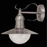 8270, Oslo wandlamp, metaal, 60 watt, E27, roestvrij staal, 28 x 24 x 28 cm