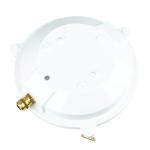 Buitenlamp Wandlamp Messing Glas Ø 21 cm E27 RVS IP64 Witte Huis Tuin Balkon Wandlamp Buiten