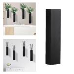 Wandvaas van hout, wanddecoratie van hout, zakvaas van hout, wandplantenhouder voor woonkamer