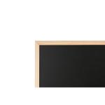 Kreidetafel, Rahmen aus Kiefernholz, 2 weiße Kreiden enthalten (40 x 30 cm)