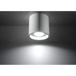 NIEUW witte keuken en de woonkamer-aluminium Sollux Orbus 1 SL.0021 ronde moderne plafondlamp Loft 1-FLG. LED GU-10 lampen - bij Amazon voor de voordeligste prijs