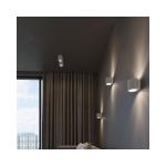 Orbis Downlight Plafondlamp, modern design, industriële stijl, cilindrische vorm, van beton, 1 x verwisselbare GU10-gloeilamp, grijs, 10 x 10 x 10 cm