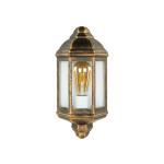 Wandlamp antiek buiten, buiten wandlamp koper, scheepslamp, IP44, E27, B:17,5 cm, buitenlamp maritiem, terrasverlichting buiten