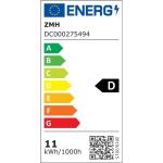 Led-wandlamp voor binnen, 32 cm x 2 11 W, houten design, hallamp, trappenhuislamp, 3000 K, warmwit, nachtlamp, wandverlichting, binnenverlichting voor woonkamer, slaapkamer, hal, t