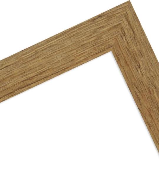 Fotolijst Strandhuis Stijl 21x30cm DIN A4 I Kleur: Eik I Rustiek Houten Fotolijst Landelijke Stijl I Made in Germany I H750
