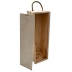 Rustieke houten box, geschenkdoos, opbergdoos voor geschenken, ideale geschenkdoos, houten kist met deksel, gereedschapskist, wijnkist, 350 x 100 x 110 mm