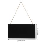 Klein krijtbord, memobord om op te hangen, voor decoratie, 26 x 14 cm