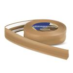 Zachte plint, 200 m (8 x 25 m), honing, 32 x 23 mm, pvc, zelfklevend, knikhoek plint, hoekprofiel, aansluitprofiel, vloerlijst, rubberen plint