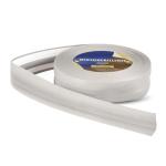 Zachte plint, 200 m (8 x 25 m), berk, 32 x 23 mm, pvc, zelfklevend, knikhoek plint, hoekprofiel, aansluitprofiel, vloerlijst, rubberen plint