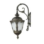 Buitenlamp muur aluminium glas antiek IP44 binnenplaats voordeur 21 cm breed E27 max. 60W verblindingsarm rustieke wandlamp Outdoor TYBR