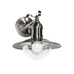 Buitenwandlamp aluminium kunststof in goud antiek IP44 balkonhuis B: 24 cm E27 max. 60 watt landhuis rustieke wandlamp tuin