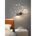Wandlamp, led, dimbaar, voor de kinderkamer, moderne slaapkamer, bedlamp, sterrenhemm, astronaut, nachtlampje, 30 W, voor woonkamer, hal, restaurant, trap, kinderkamerlamp