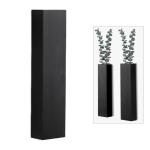Wandvaas van hout, wanddecoratie van hout, zakvaas van hout, wandplantenhouder voor woonkamer