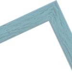Fotolijst Strandhuis Stijl 18x24cm I Kleur: Blauw I Rustiek Houten Fotolijst Landelijke Stijl I Made in Germany I H750