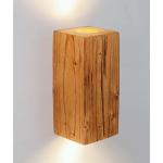 Handgemaakte oude houten wandlamp uit Duitsland Duurzaam en uniek