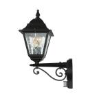 XL buitenwandlamp met bewegingsmelder Norfolk metaal zwart premium IP43 H: 47 cm terras huismuur buitenlamp wandlamp sensor antiek rustiek