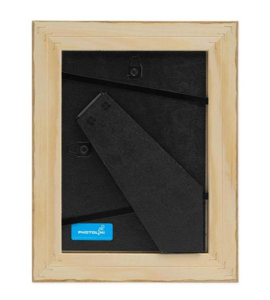 Fotolijst, 30 x 30 cm, hout, blauw, set van 2 echt houten frame, rustiek, strandhuis, Made in Germany, echt glas, om op te hangen, extra accessoires - drijfhoutlook met een vleugje