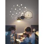Wandlamp, led, dimbaar, voor de kinderkamer, moderne slaapkamer, bedlamp, sterrenhemm, astronaut, nachtlampje, 30 W, voor woonkamer, hal, restaurant, trap, kinderkamerlamp