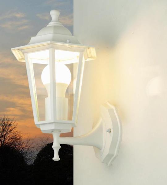 Licht-ervaringen K/CX/189907/091666 rustieke buitenwandlamp tuinlantaarn aluminium tuin huis binnenplaats., zonder bewegingsmelder