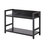 2-Tier Spice Rack Industriële Counter Plank Desktop Opslag Organizer Staand Kruidenrek voor Aanrecht Keuken Kantoor Woonkamer Desktop Zwart TLJ002B