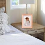 Fotolijst van hout, vintage, om op te hangen, MDF, verschillende maten naar keuze, zonder passe-partout, lijst (XK03506,8 inch)