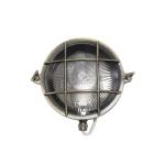 Wandlamp Buiten Messing Glas Antiek IP64 Balkon Huis Ø24 cm E27 max. 18 W rond Rustieke Maritime Wandbuitenlamp Tuin SERIFOS