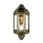 Wandlamp buiten vintage maritiem, goud antiek, weerbestendig, IP44, E27, B:17,5 cm, binnenplaats, entree, tuin, wand buitenlamp terras, balkonlamp