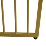 Moderne ronde salontafel set van 2 met PVC marmerpatroon desktop en gouden metalen frame, hoogglans bijzettafelset woonkamertafel koffietafel salontafel salontafel salontafel (wit)