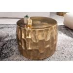 Handgemaakte salontafel Organic Orient 55 cm goud hamerslag design woonkamertafel tafel tafel