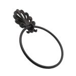 Antiek Bad Accessoires Set gietijzeren toiletrolhouder handdoekring Rustieke badkamer muur gemonteerd