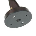 Buitenlamp muur roestbruin antiek glas echt messing E27 IP64 huis binnenplaats maritiem H: 27 cm wandlamp huis tuin SANTORIN