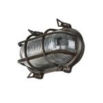 Wandlamp messing massief geruite glas IP64 weerbestendig zee in zwart antiek E27 buitenlamp balkon toegangsdeur binnenplaats terras buiten